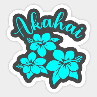 Hawaiian Flower Sticker